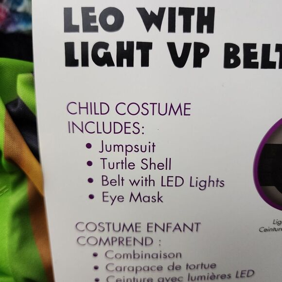 Teenage Mutant Ninja Turtles Mutant Mayhem Leo Kids Costume Dress Up 10-12 Large - Picture 8 of 9